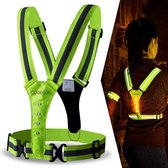 Goodlux hardloopvest met verlichting – Hardloophesje - Hardloop verlichting – Hardloop lampjes – Hardloop licht – Veiligheidshesje – Veiligheidsvest - Running Light - Wandel verlichting