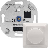 Universele LED Dimmer 3-200 Watt 220-240V - Fase Afsnijding - Universeel + afdekplaat