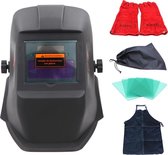 Kibani Lasset Zwart DX - Incl. Automatisch Lashelm, 6 Spatruitjes, Lashandschoenen, Lasschort, Opbergtas