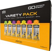 SIS GO Isotonic Energy Gel Variety Pack - 7 x 60 ml