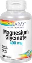 Solaray - Magnesium Glycinaat 400 mg - Magnesium Glycinate 400 mg - 120 VegCaps
