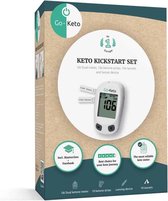 Go-Keto Ketonen Glucose Meter Kickstart Set  (incl. 10 ketonen strips) mg/dl