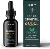 Zapply Chlorophyll - Liquid Chlorofyll drops- Chlorofyl- Chlorella - Extra Sterk- Superfood- Gua Sha- 2 Maanden Voorraad