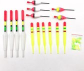 15 Delige Set - vis Dobber Set - Vissen - Aas - Dobbers