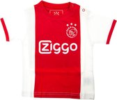 Ajax baby t-shirt - wit/rood - maat 74/80