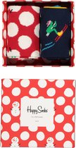 Happy Socks 2P Christmas Giftbox - Maat 36-40