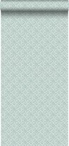 ESTAhome behang oosters motief lichtgroen - 148320 - 53 x 1005 cm