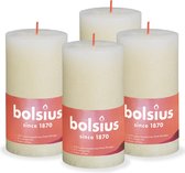 Bolsius Rustieke Kaars Ivoor- 13cm - 4 stuks